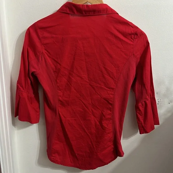 Red button up shirt - Picture 2 of 2